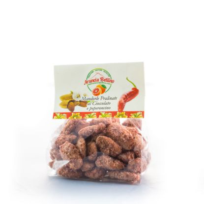 Immagine di Mandorle pralinate al cacao e peperoncino 100g