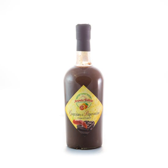 Immagine di Crema di Liquore al Cioccolato e Peperoncino 500ml