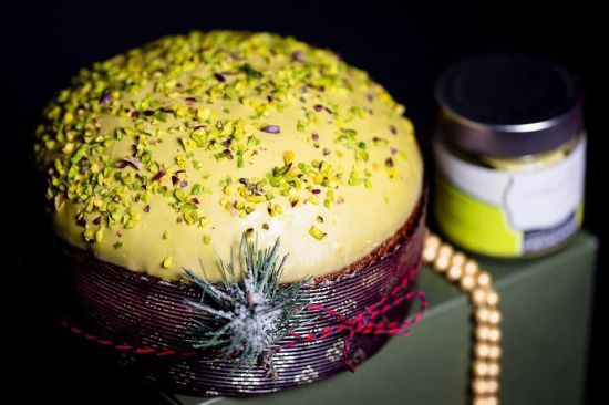 Immagine di Panettone Artigianale al Pistacchio (IMPASTO AL PISTACCHIO) 600g